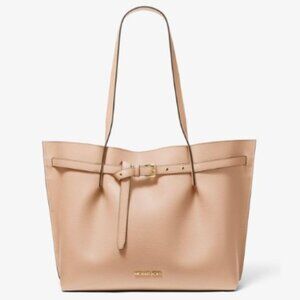 Michael Kors Emilia Beige East West Large Shoulder Tote Bag